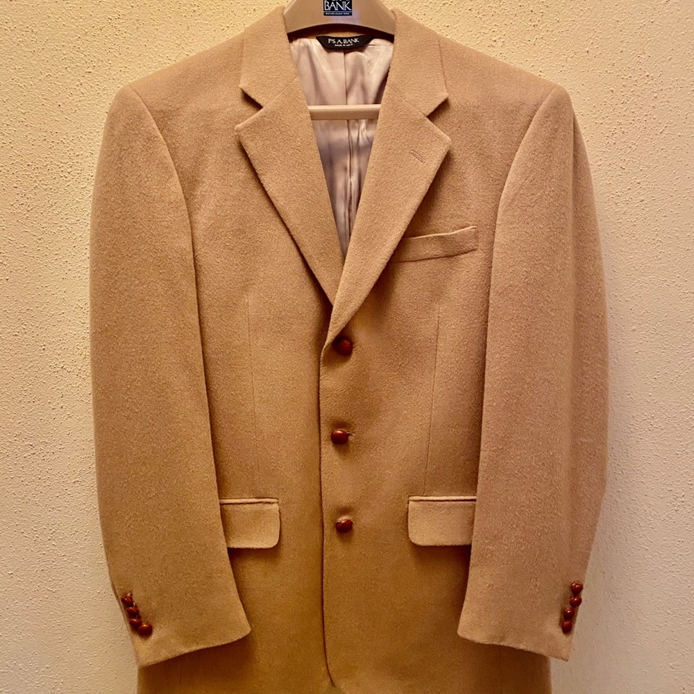 Paul Fredericks Men’s Camel Sports Coat Sz 40L